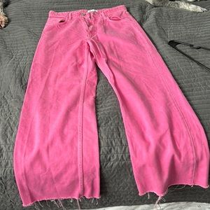 Zara pink jeans